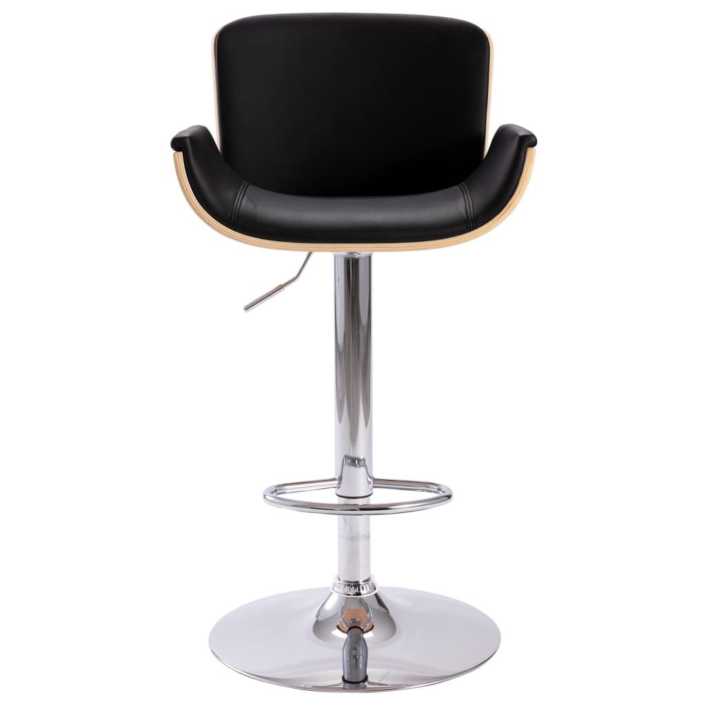 Sgabello da Bar Nero in Similpelle vidaXL