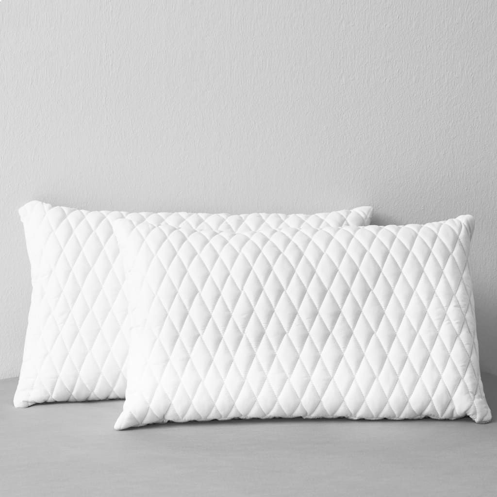 Cuscini 2 pz 80x40x14 cm in Memory Foam vidaXL