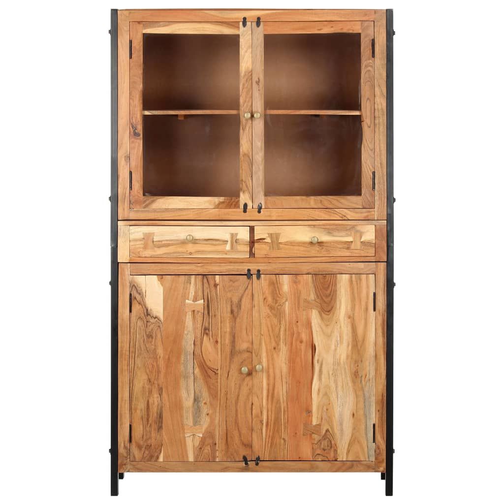 Credenza 100x40x175 cm in Legno Massello d'Acacia vidaXL