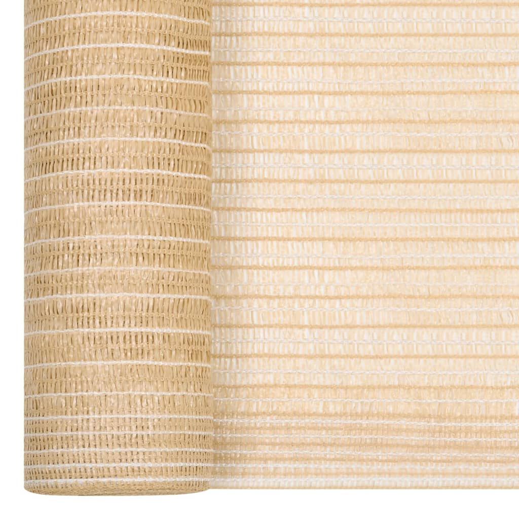 Rete per Privacy Beige 2x10 m in HDPE 150 g/m² vidaXL