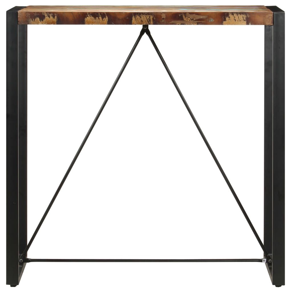 Tavolo da Bar 110x60x110 cm in Legno Massello di Recupero vidaXL