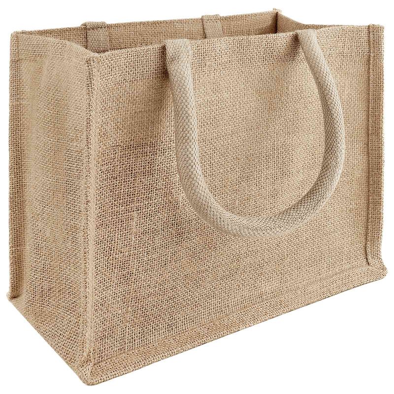 Borse in juta 5 pcs Naturale 26 x 22 x 14 cm 100% Juta Tossa vidaXL