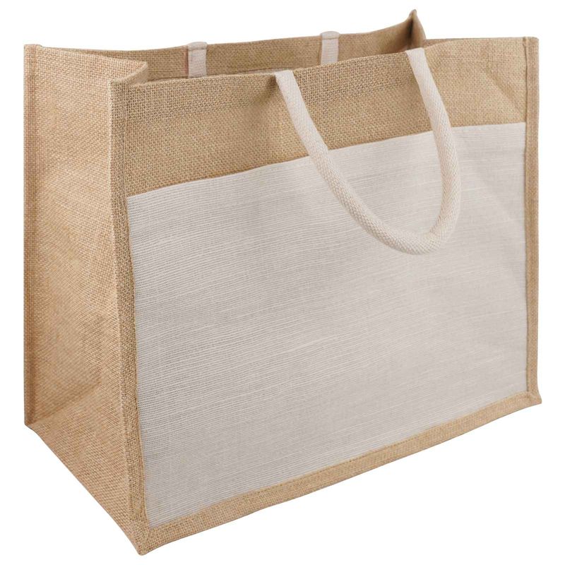 Borse in juta con tasca 10 pcs 42 x 33 x 19 cm 100% Juta Tossa vidaXL