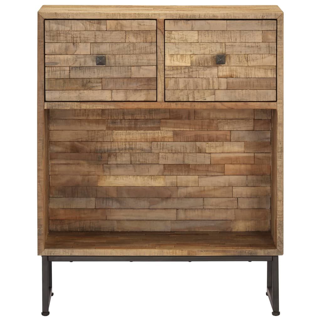 Credenza in Legno di Teak di Recupero 60x30x75 cm vidaXL