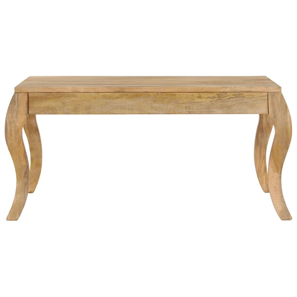 Tavolino da Salotto in Legno Massello di Mango 80x80x40cm vidaXL
