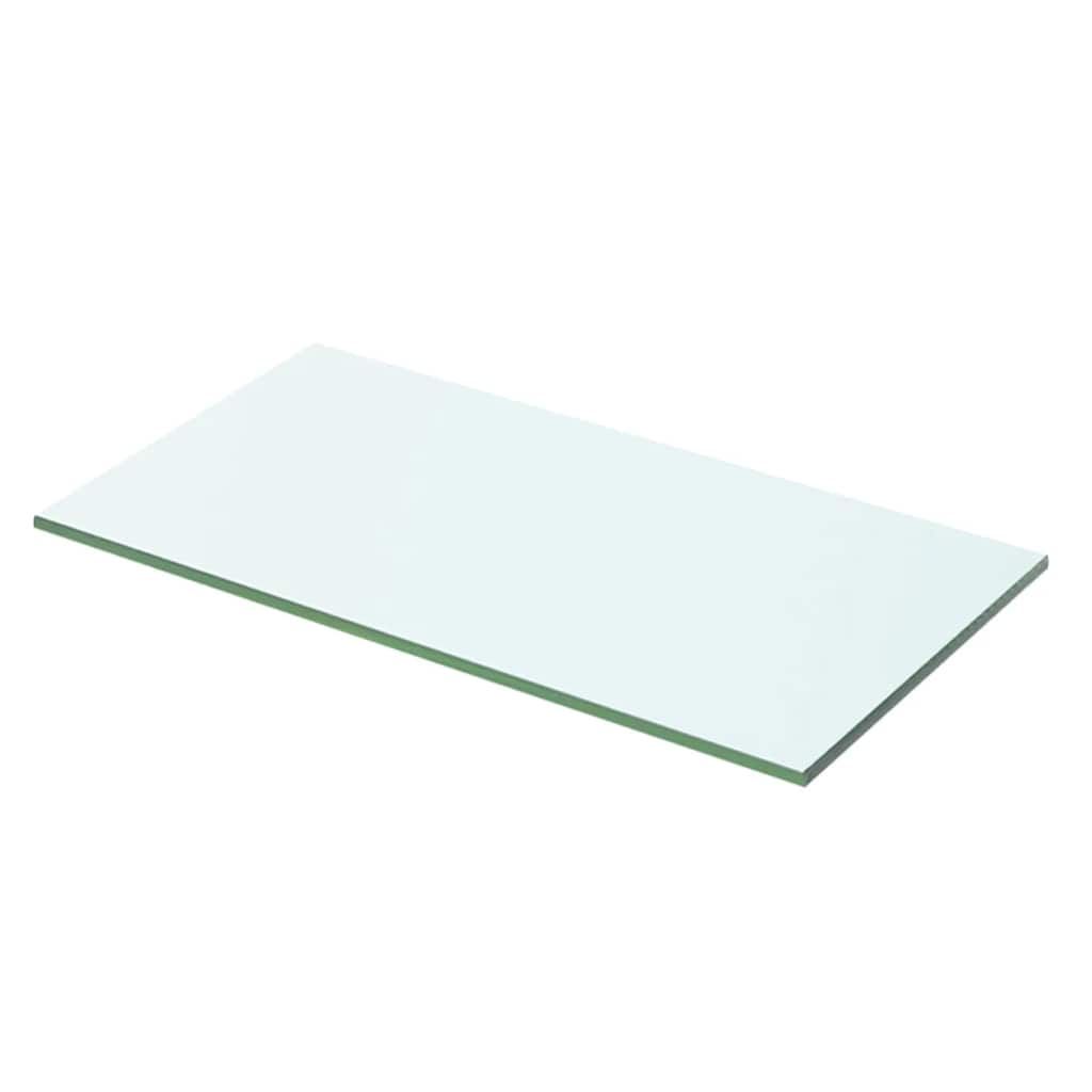 Mensole in Vetro Trasparente 2 pz 50x20 cm vidaXL