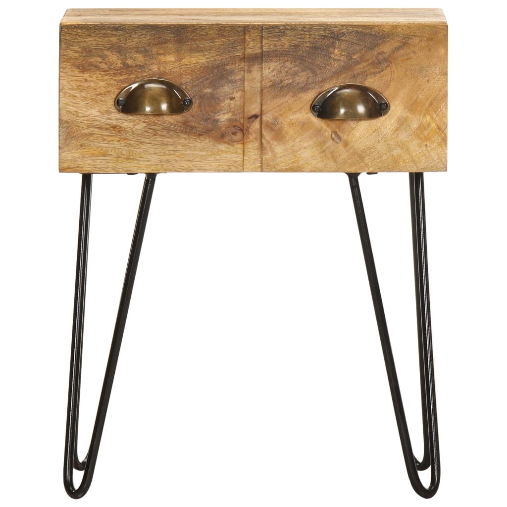 Comodino 40x30x50 cm in Legno Massello di Mango vidaXL