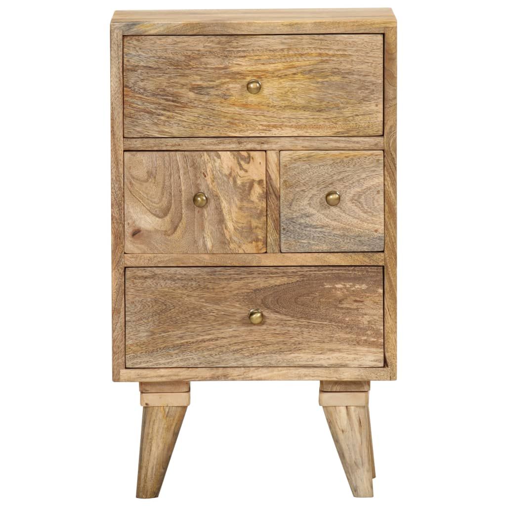 Comodino 36x30x60 cm in Legno Massello di Mango vidaXL