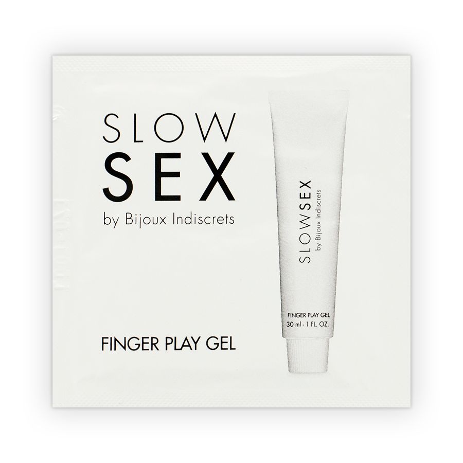 BIJOUX - GEL DA MASSAGGIO SEX SLOW CON FINGER PLAY MONODOSE BIJOUX SLOW SEX