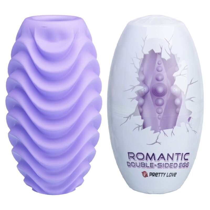 PRETTY LOVE - UOVO MASTURBATORE LILLA A DOPPIA FACCIA BODIES &amp; MASTURBATORS
