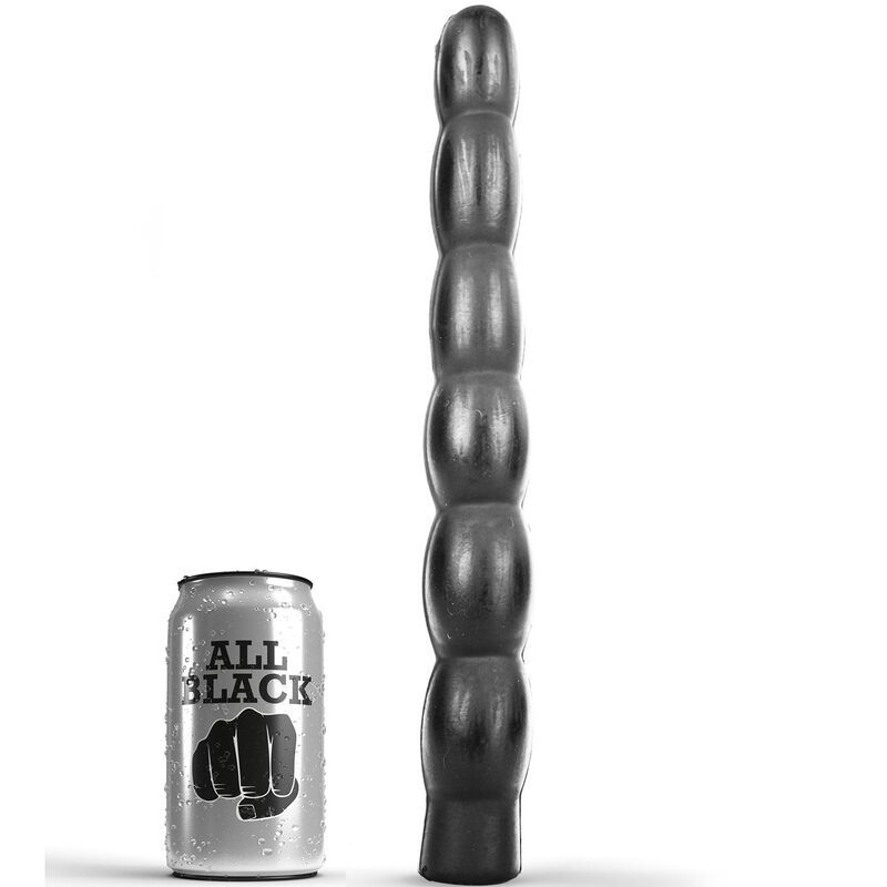 ALL BLACK - DILDO ANALE 32 CM ALL BLACK