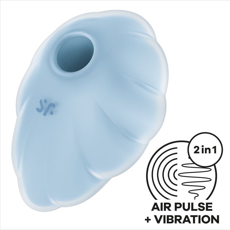 SATISFYER - VIBRATORE CLOUD DANCER BLU AIR PULSE SATISFYER AIR PULSE