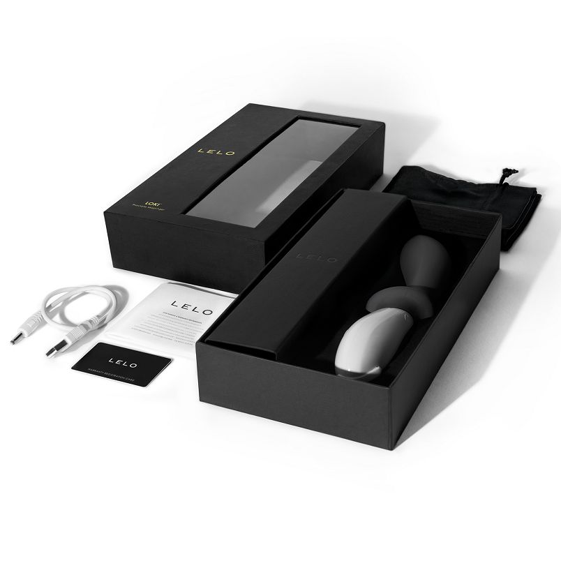 LELO - VIBRATORE PROSTATICO NERO LOKI LELO
