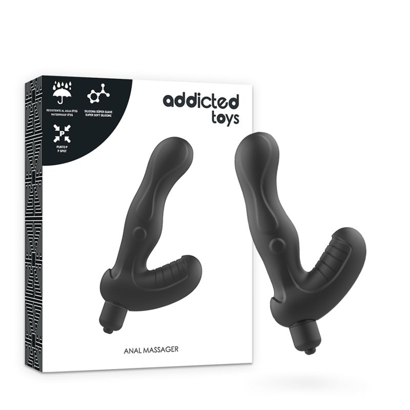ADDICTED TOYS - P-SPOT VIBE STIMOLATORE ANALE DELLA PROSTATA IN SILICONE ADDICTED TOYS