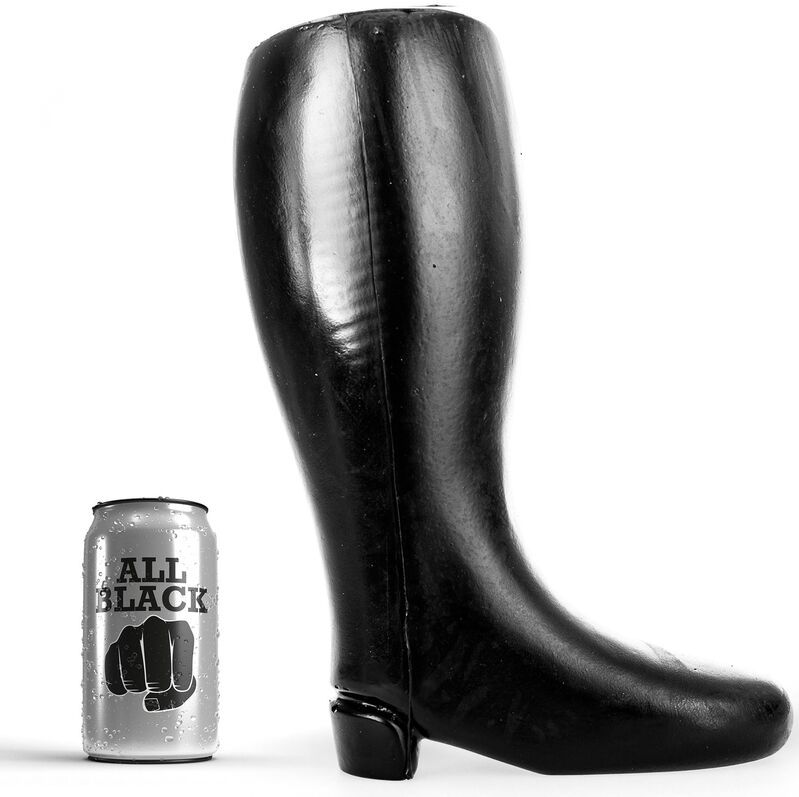 ALL BLACK - STIVALE DA FISTING SOFT GIGANTE 31 CM ALL BLACK