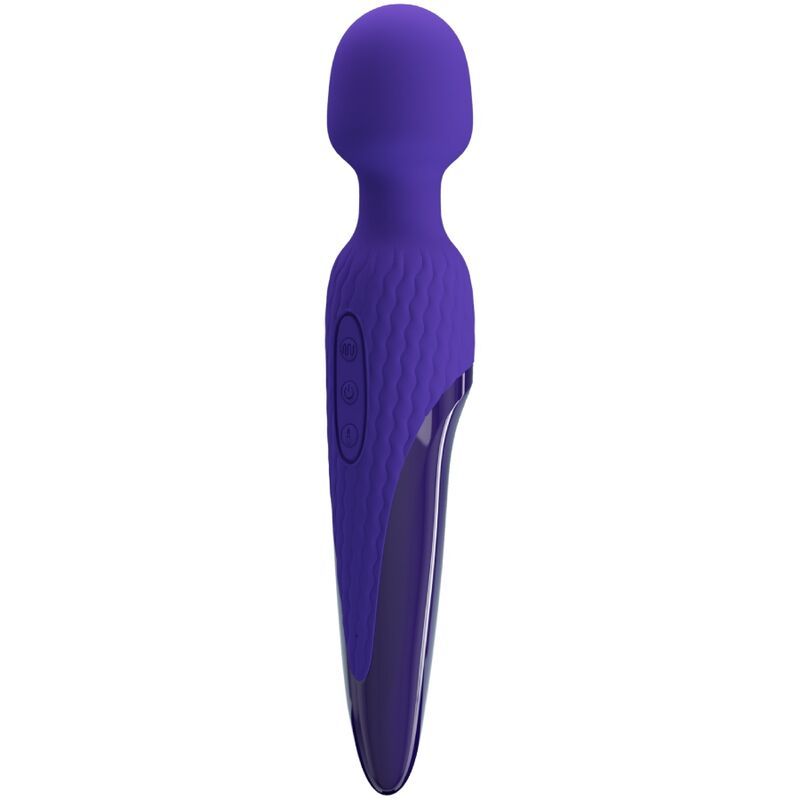 PRETTY LOVE - ANTONY YOUTH VIBRATORE WAND VIOLETTO EFFETTO CALORE HIGH TECH