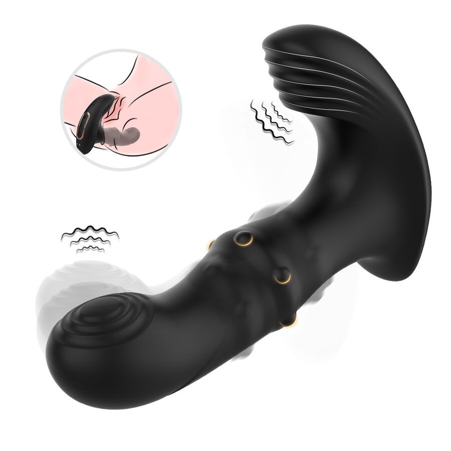 ARMONY - VIBRATORE ANALE PROSTATICO TELECOMANDO NERO ARMONY ANAL