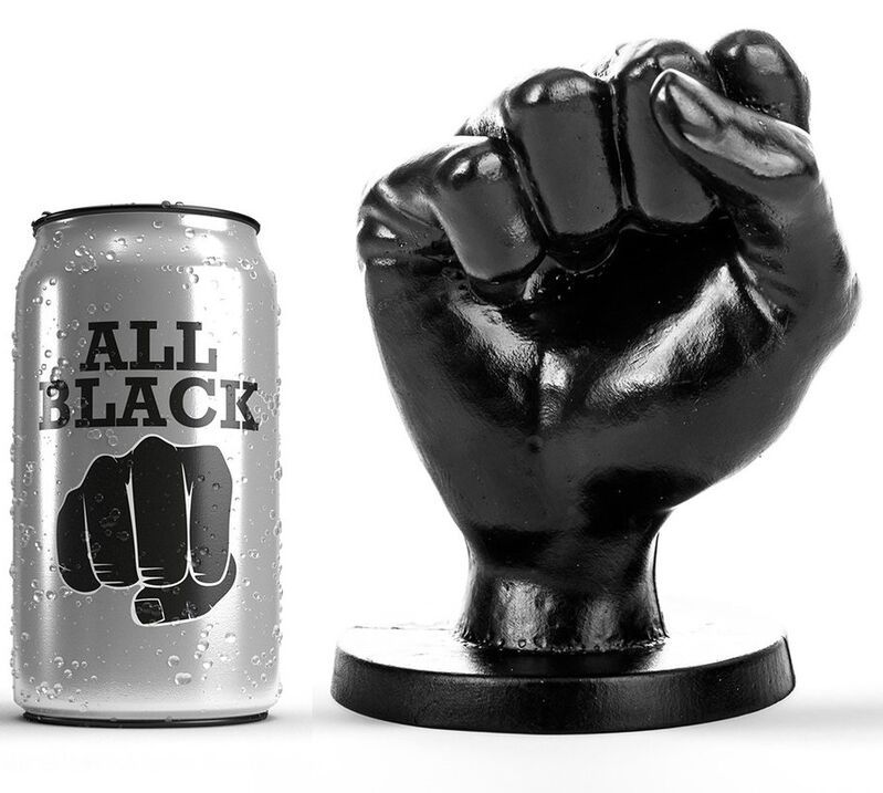ALL BLACK - PUGNO ANALE 14 CM ALL BLACK