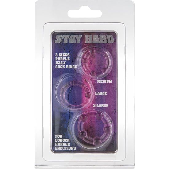 SEVEN CREATIONS - SET DI TRE ANELLI PER PENE LILLA SEVEN CREATIONS