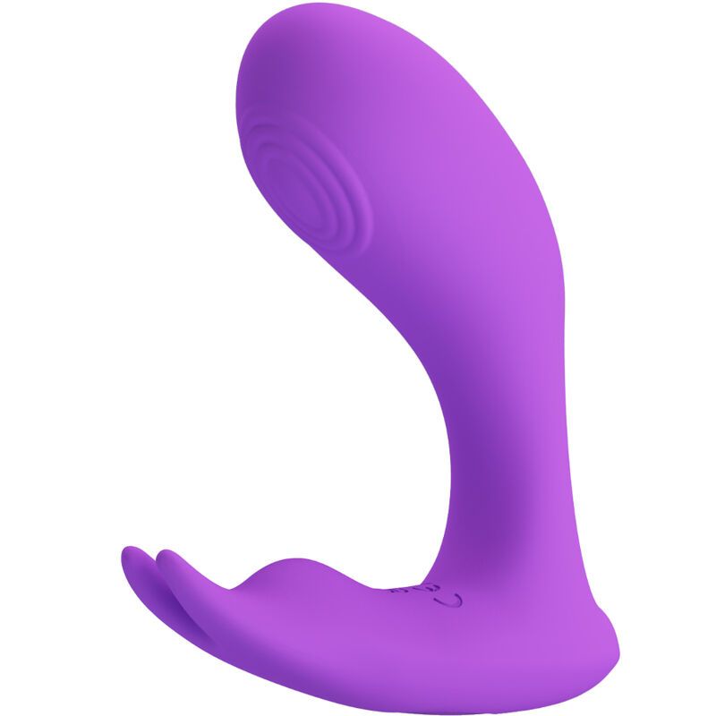 PRETTY LOVE - TELECOMANDO IDABELLE VIBRAZIONE E PULSAZIONE VIOLA HIGH TECH