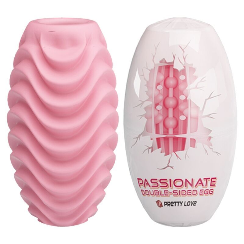 PRETTY LOVE - UOVO MASTURBATORE A DOPPIA FACCIA ROSA BODIES &amp; MASTURBATORS