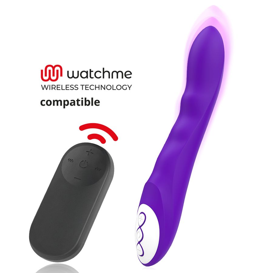 GALATEA - DANTE VIBRATORE VIOLA + TELECOMANDO WATCHME GALATEA