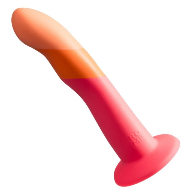 ROMP - DIZI DILDO IN SILICONE CON VENTOSA TRICOLORE 18 CM ROMP