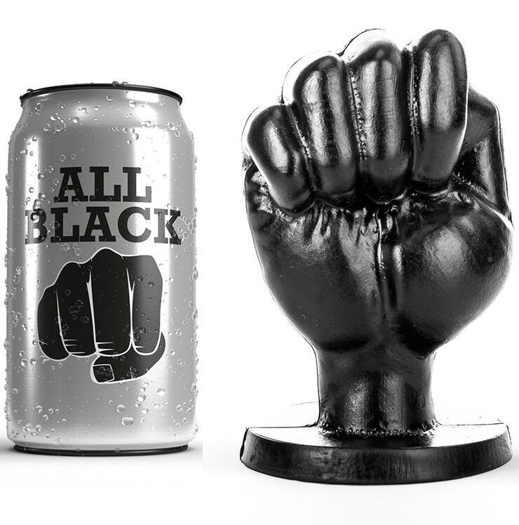 ALL BLACK - PUGNO ANALE 13 CM ALL BLACK