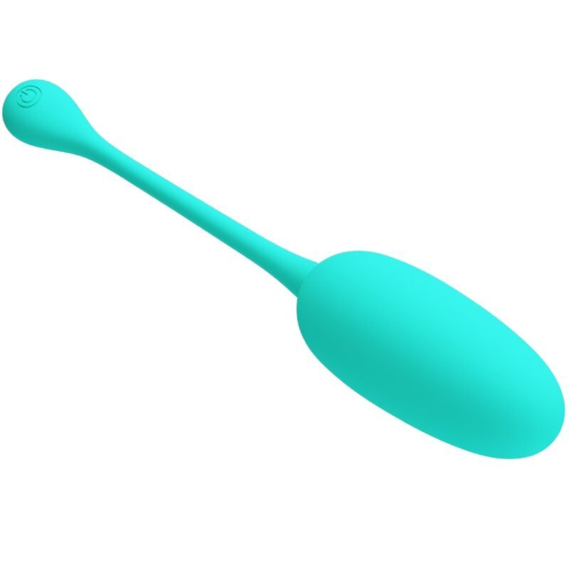 PRETTY LOVE - UOVO VIBRANTE RICARICABILE KNUCKER VERDE ACQUA FUN TOYS