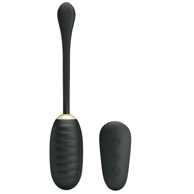 PRETTY LOVE - DOREEN LUXURY UOVO VIBRANTE RICARICABILE NERO TELECOMANDO FUN TOYS