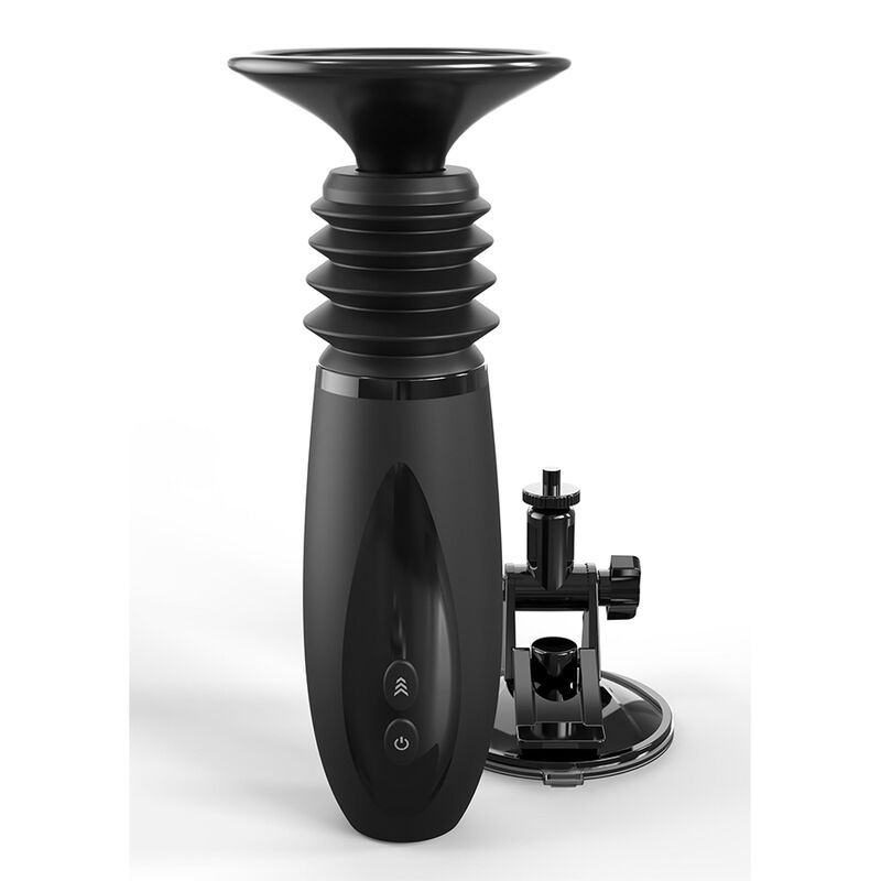 FETISH FANTASY SERIES - BODY DOCK MORSETTO PER DILDO THRUSTER CON 7 MODALITÀ DI SPINTA NERO FETISH FANTASY SERIES