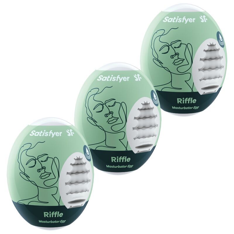 SATISFYER - 3 UOVA MASTURBATORI RIFFLE SATISFYER EGGS