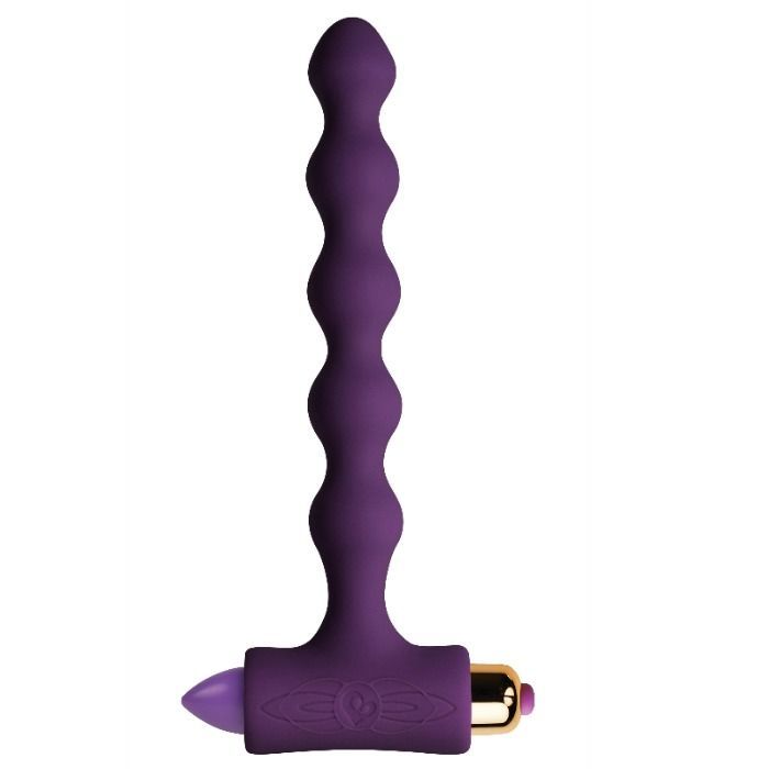 ROCKS-OFF - PLUG ANALE CON VIBRAZIONI E PERLE RIVERLES PETITE SENSATIONS ROCKS-OFF