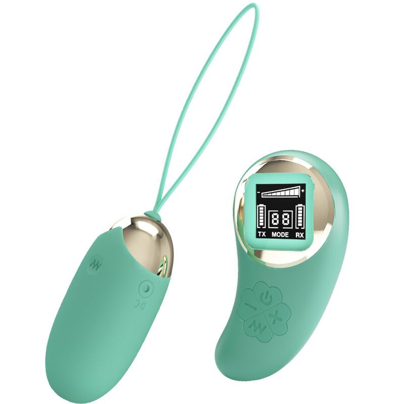 PRETTY LOVE - MINIERA DI UOVO VIBRANTE CON TELECOMANDO VERDE REMOTE CONTROL