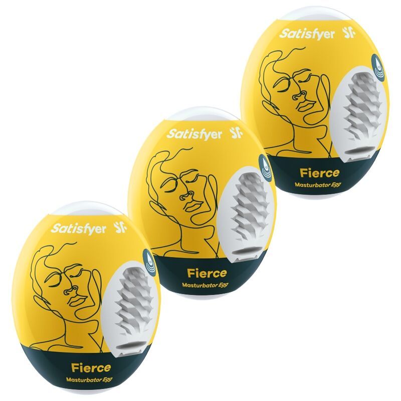 SATISFYER - 3 UOVA MASTURBATORI FIERCE SATISFYER EGGS