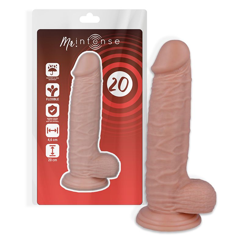 MR INTENSE - 20 REALISTIC PENIS 20 CM -O- 4.6 CM MR. INTENSE DILDOS