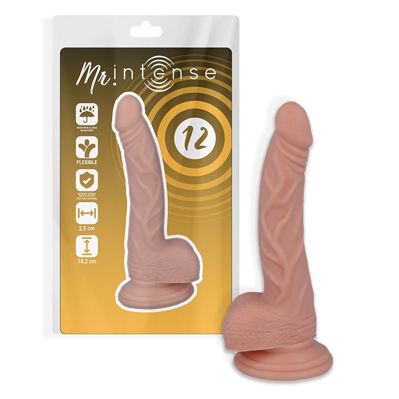 MR INTENSE - 12 PENE REALISTICO 18.2 CM -O- 2.5 CM MR. INTENSE DILDOS