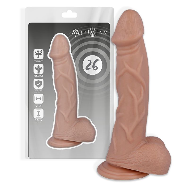 MR INTENSE - 26 PENE REALISTICO 22 CM -O- 4.4 CM MR. INTENSE DILDOS