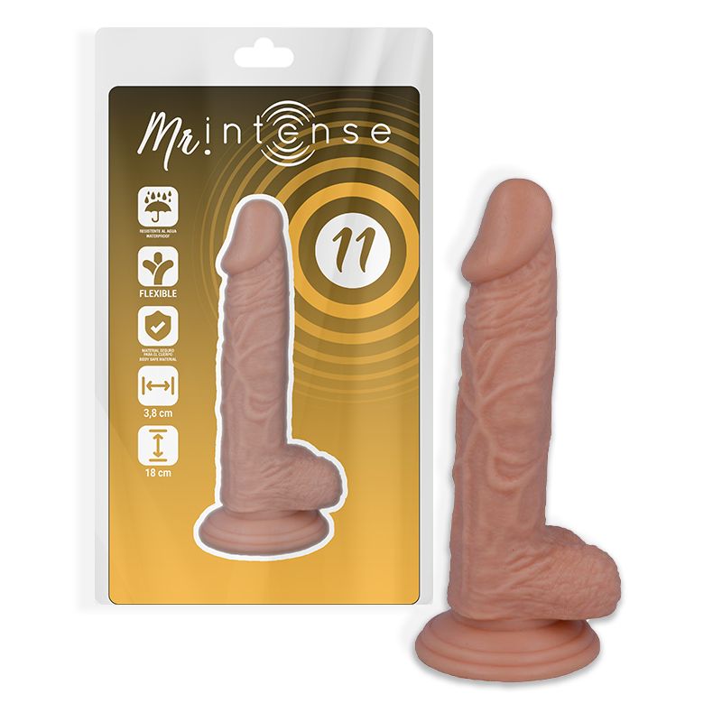 MR INTENSE - 11 REALISTIC PENIS 18 CM -O- 3.8 CM MR. INTENSE DILDOS