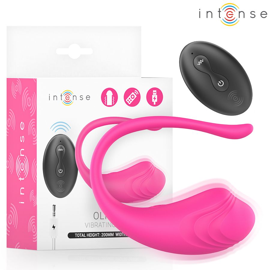 INTENSE - OLIVIA PINK UOVO VIBRANTE CON TELECOMANDO INTENSE REMOTE CONTROL