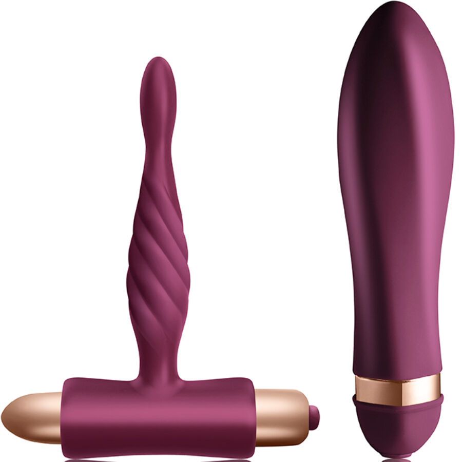 CLIMAXIMUM - KIT SFIDA VIBRATORE TWISTED + PLUG ANALE PER PRINCIPIANTI CLIMAXIMUM