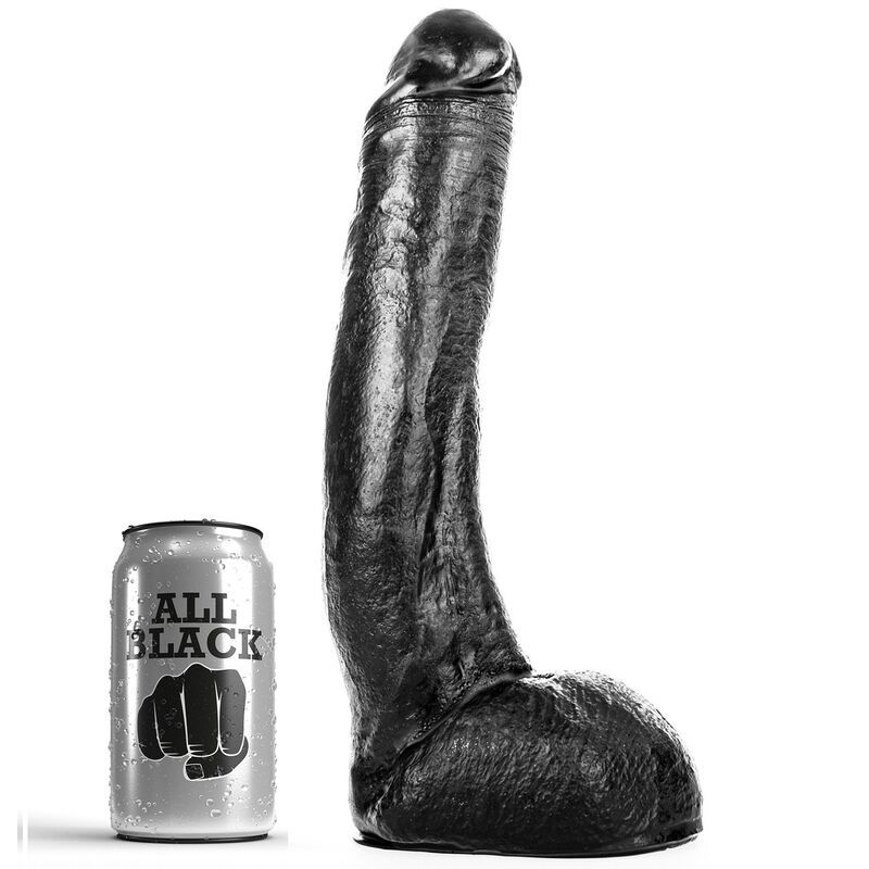 ALL BLACK - DONG 29 CM CURVADO ALL BLACK