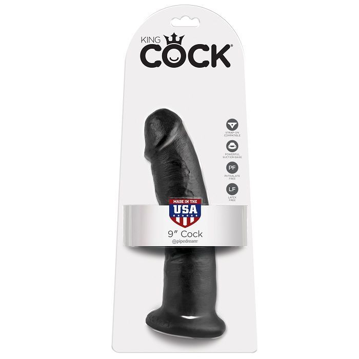 KING COCK - 9 DILDO NERO 22.9 CM KING COCK
