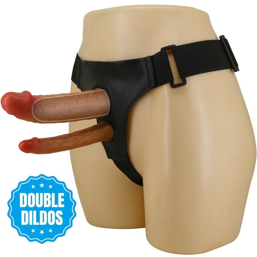 PRETTY LOVE - SLIP KEAVEN HARNESS UNIVERSALE E COMODO DOPPIO DILDO HARNESS COLLECTION
