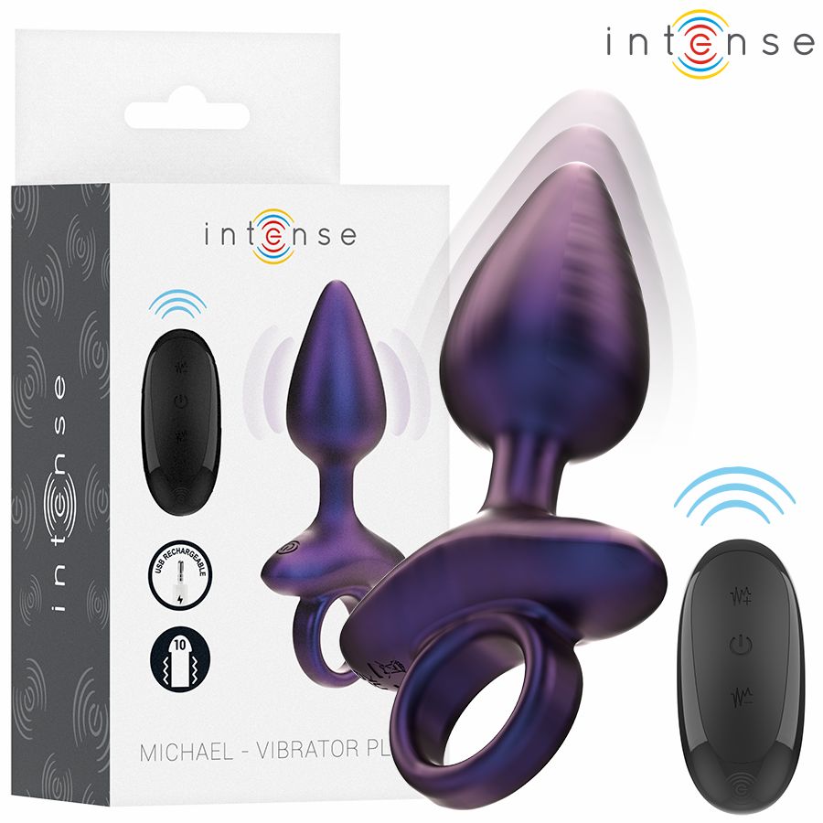 INTENSE - MICHAEL VIBRANTE ANAL PLUG MODELLO 2 TELECOMANDO INTENSE ANAL TOYS