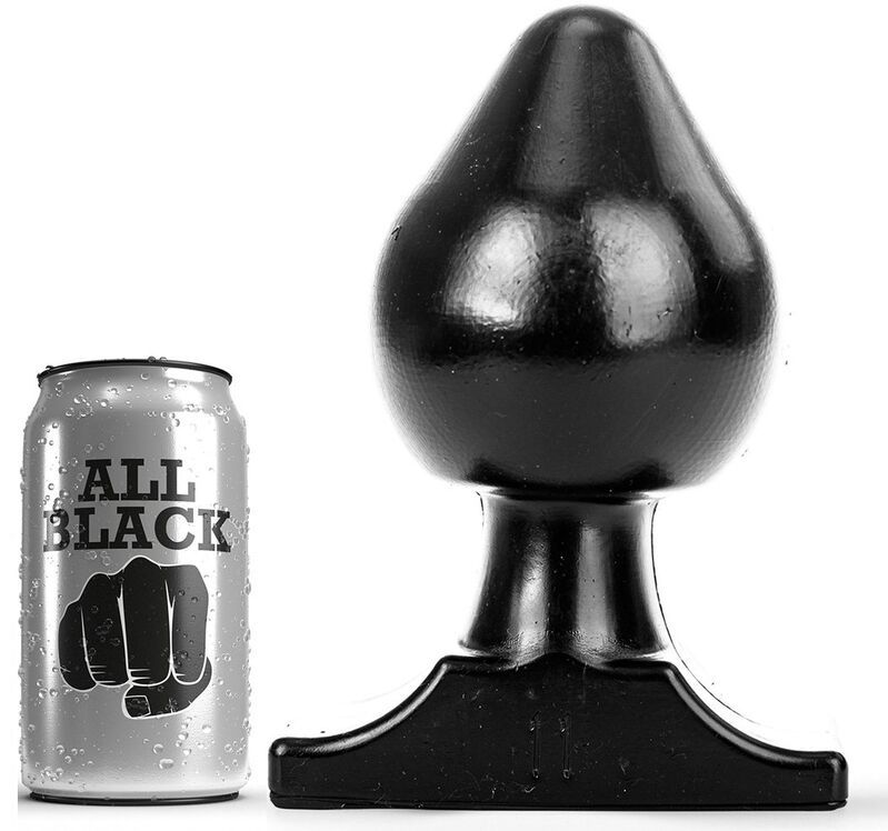 ALL BLACK - PLUG ANALE 19 CM ALL BLACK