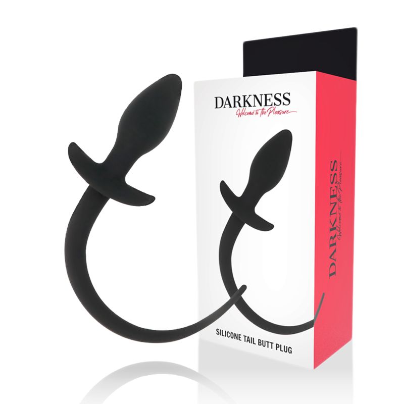 DARKNESS - PLUG ANALE 28 CM IN SILICONE NERO DARKNESS ANAL