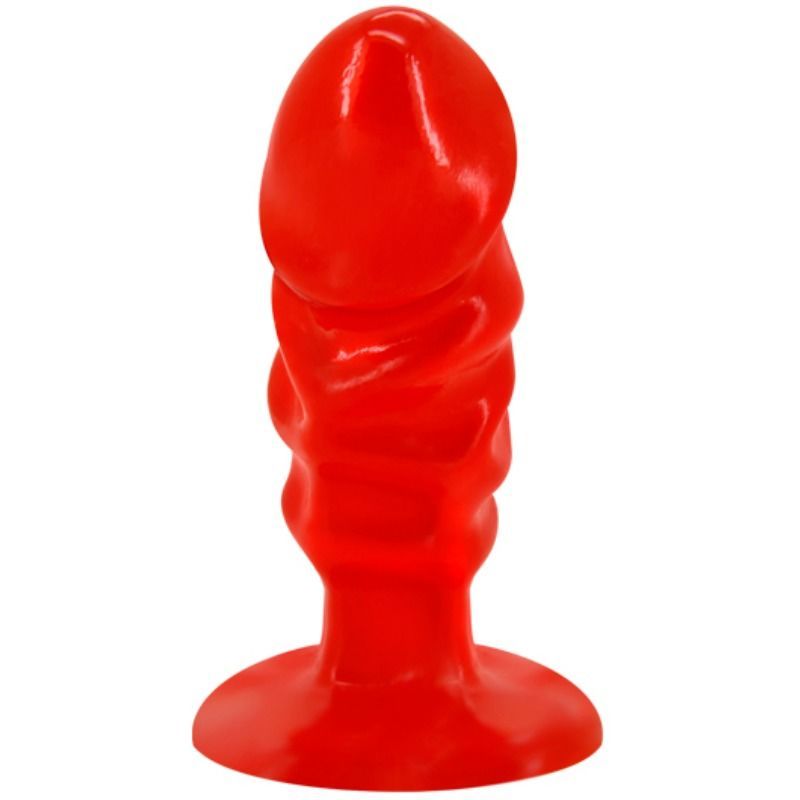 BAILE - PLUG ANALE UNISEX CON VENTOSA ROSSA BAILE ANAL