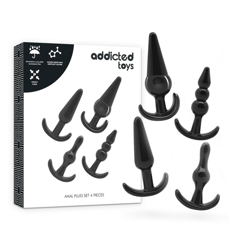 ADDICTED TOYS - SET DI 4 TAPPI ANALI ADDICTED TOYS