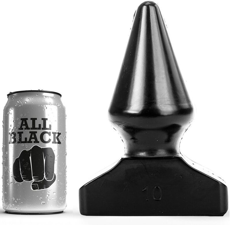 ALL BLACK - PLUG ANALE 20,5 CM ALL BLACK